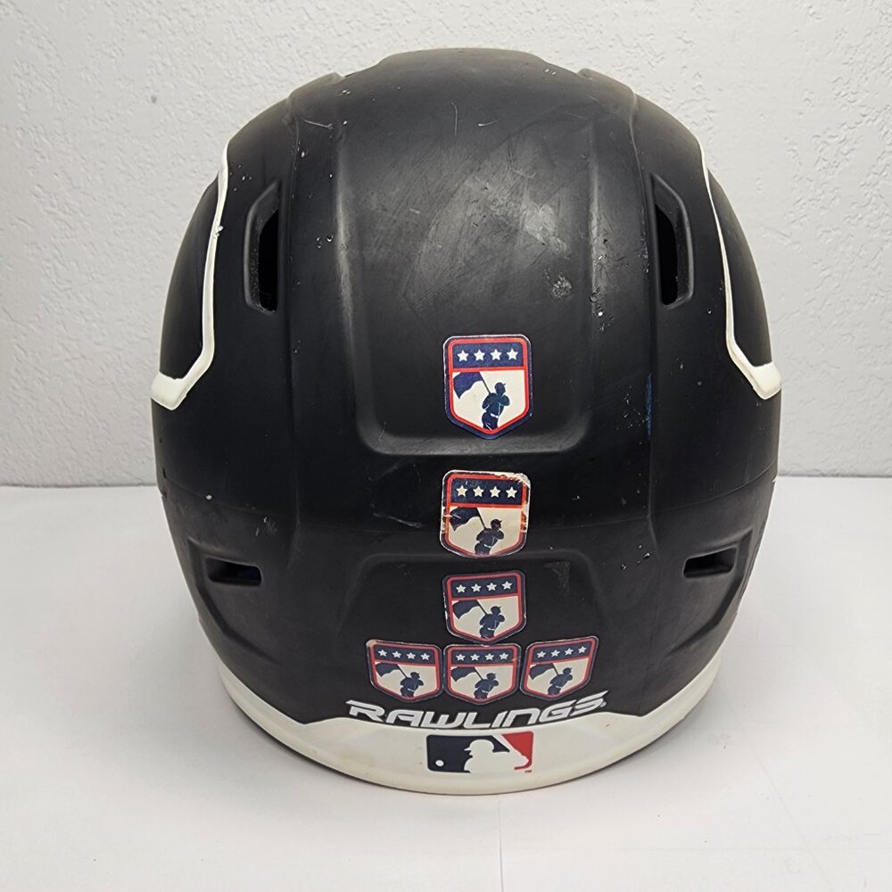 Rawlings Baseball Helmet MACH-JR Black and White Accents Size 6 3/8-7 1/2 Padded - Picture 5 of 12